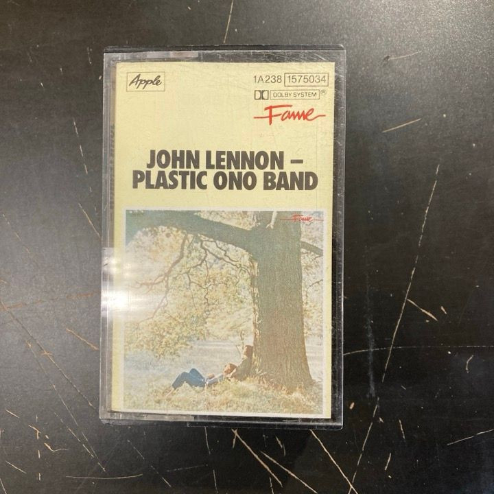 John Lennon & Plastic Ono Band - John Lennon & Plastic Ono Band C-kasetti (VG+/VG+) -pop rock-